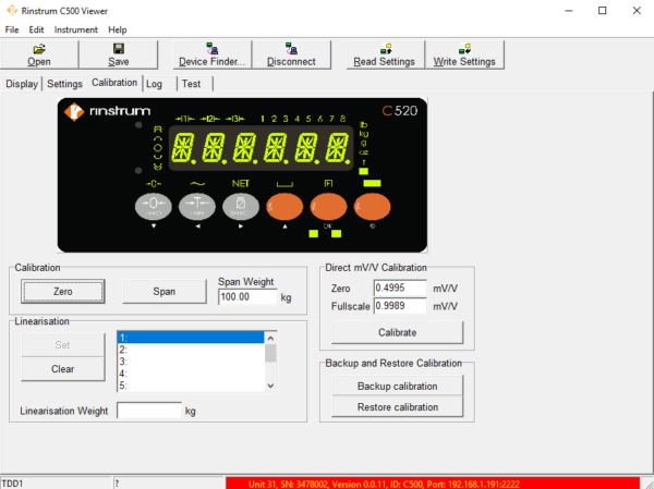 C500 Series Viewer PC Software - Image 2