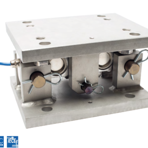 Load cell assembly for tank and vessel weighing